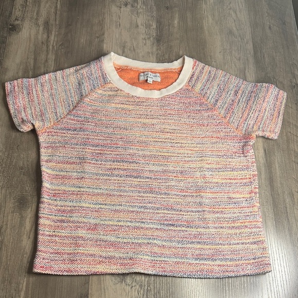 Madewell Tops - Texture & Thread Madewell Multicolor Short Sleeve Knit Tee